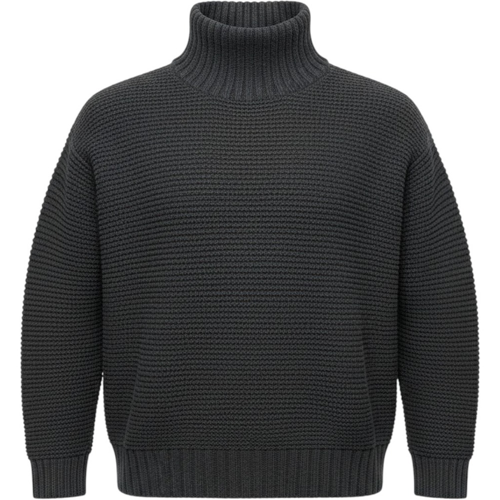 Lululemon Merino Wool Sweater Women 12 Grey Mock Neck Side Zip Waffle Knit